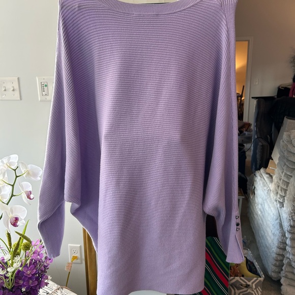 Philosophy Lilac Ribbed Knit Top - Picture 4 of 6